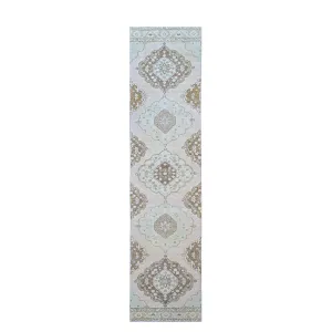 14047 Handwoven Vintage Rug 2’7x12