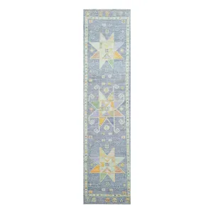 15489 Handwoven Rug 2’7x12