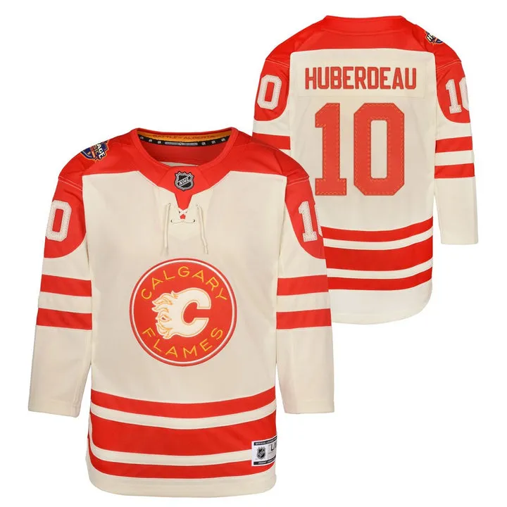 2023 Heritage Classic Calgary Flames Youth Classic Jersey- Jonathan Huberdeau