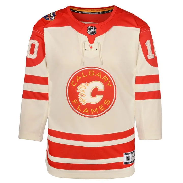 2023 Heritage Classic Calgary Flames Youth Classic Jersey- Jonathan Huberdeau