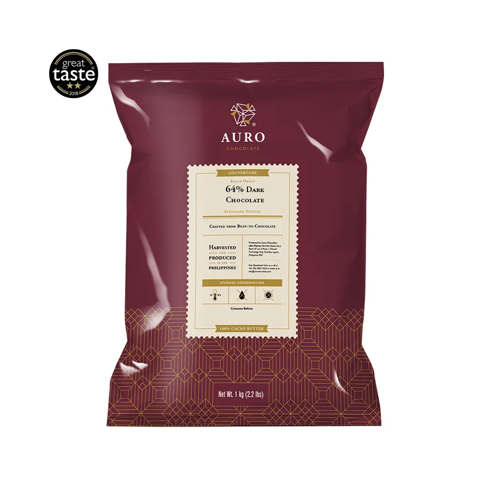 64% Dark Chocolate 1KG Block