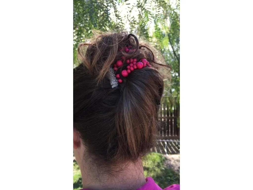 African Butterfly Wire Hair Clip - 7 Tong 517