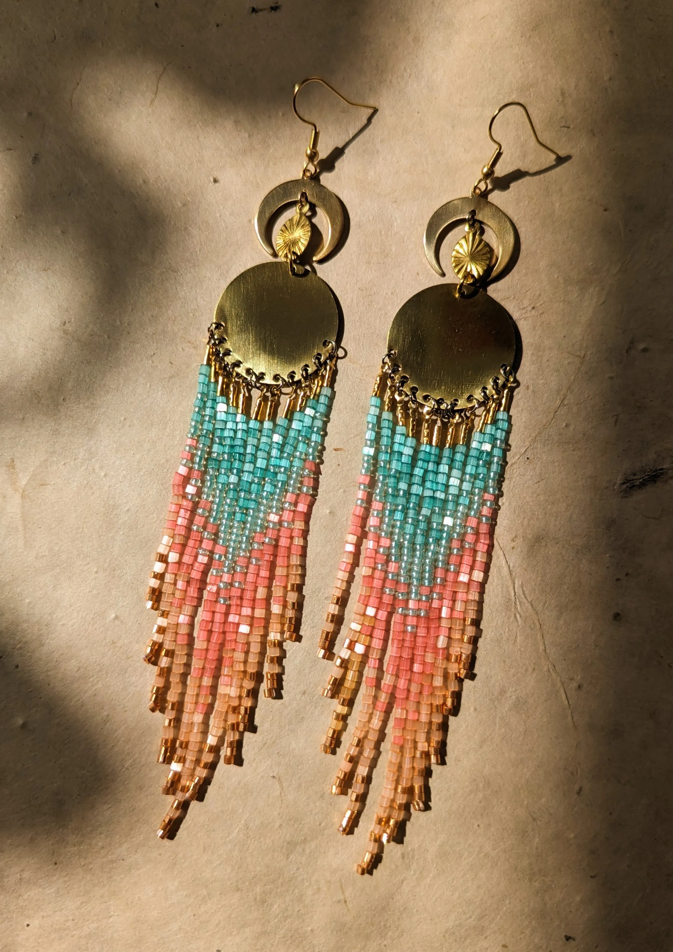Agua Dulce Seed Bead Earrings