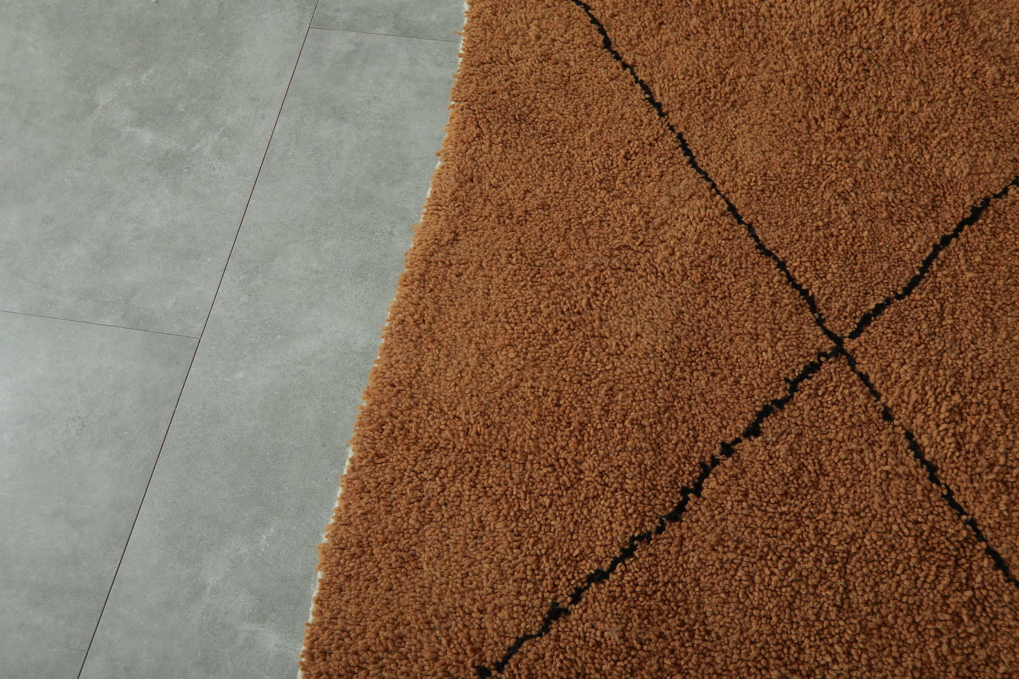 Amazing Moroccan terracotta rug - Handmade Custom rug