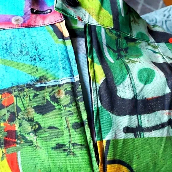Anne Elizabeth Multicolor Abstract Avant Garde Pencil Skirt Size 4