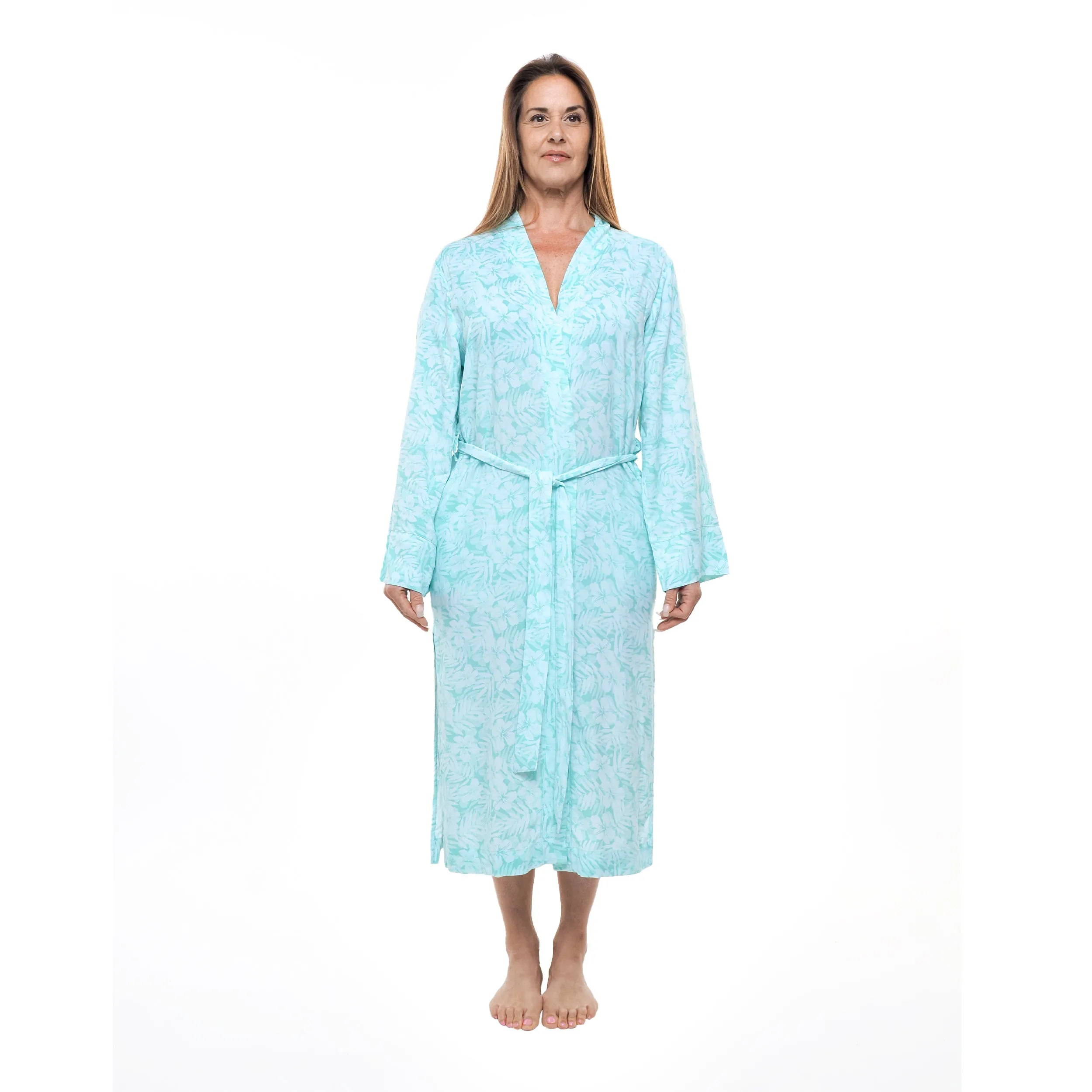 AOP CHALLIS ROBE