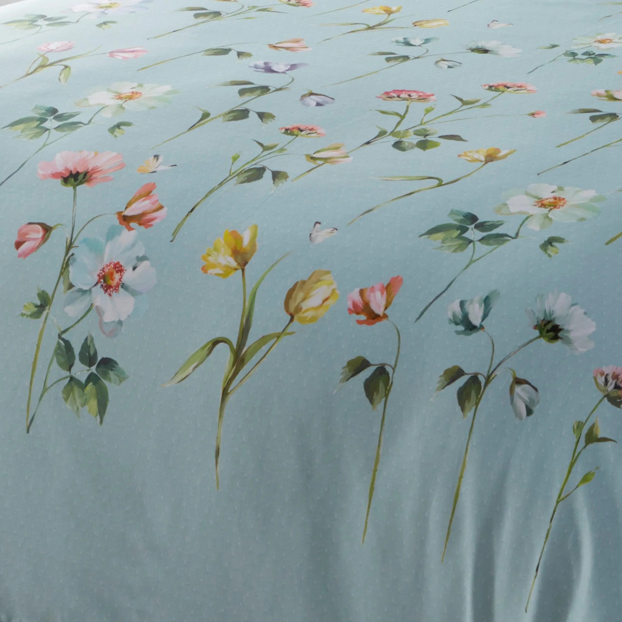 Appletree Heritage Serenity Duvet Cover Set - Duck Egg