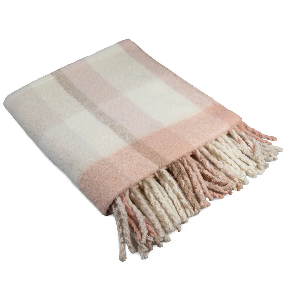 ARDOR BOUDOIR SIGRID THROW RUG - PINK