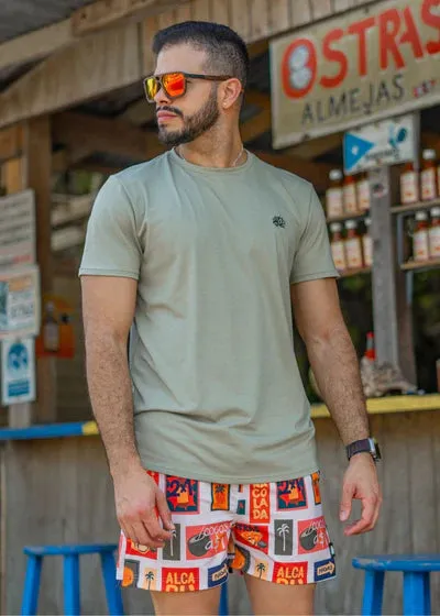 Arrecife Piñones Swim Short - Beige
