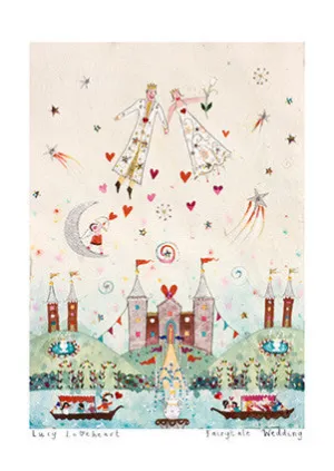 Art Print in a Tube | Fairytale Wedding | Lucy Loveheart