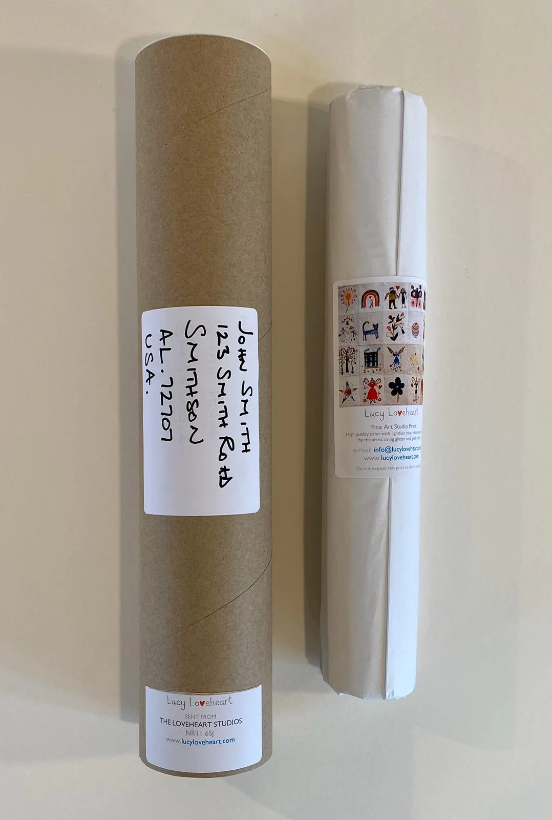 Art Print in a Tube | Hot House In A Cold Climate | Kew Gardens | Lucy Loveheart