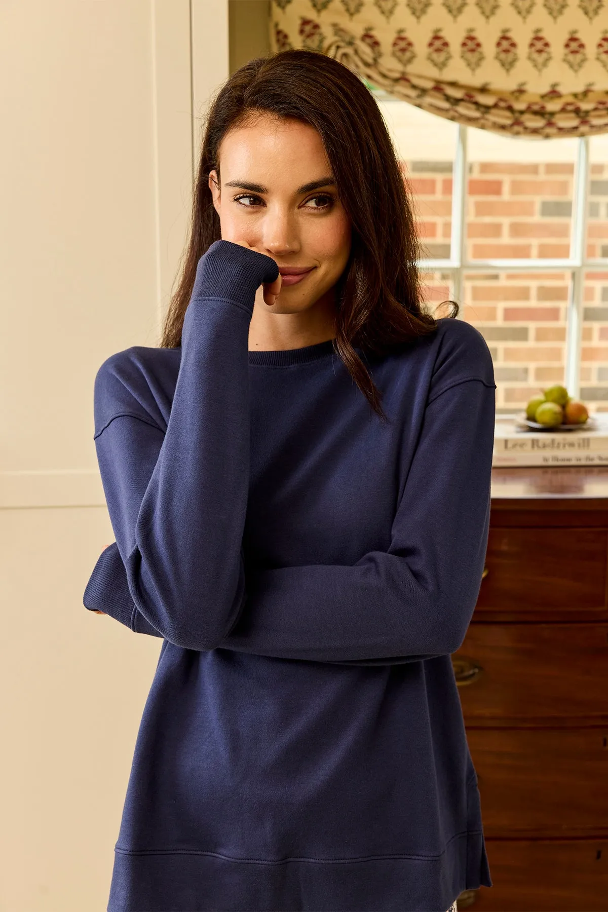 At Ease Tunic in English Navy
