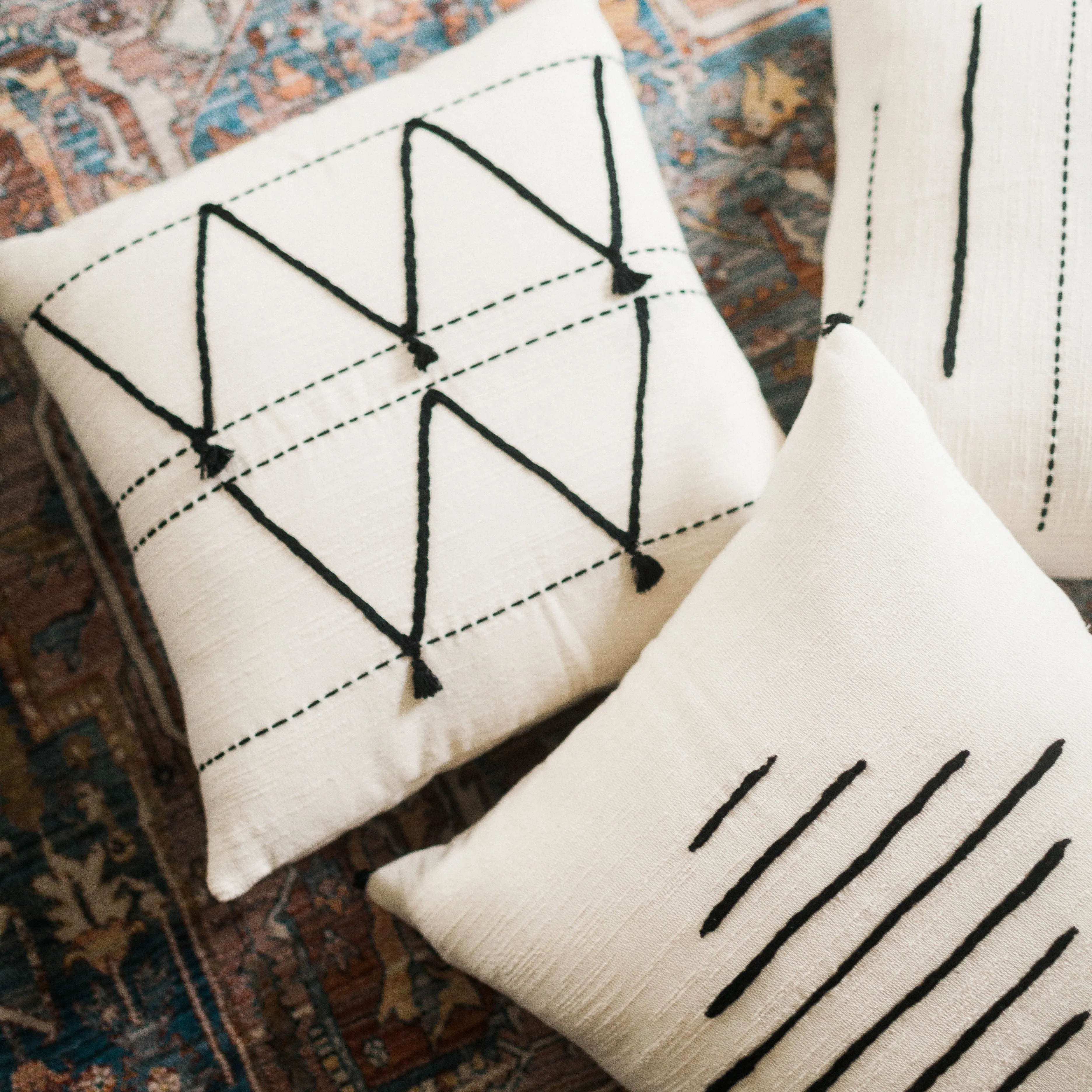 Atlas Pillow 18" x 18" with zipper closure