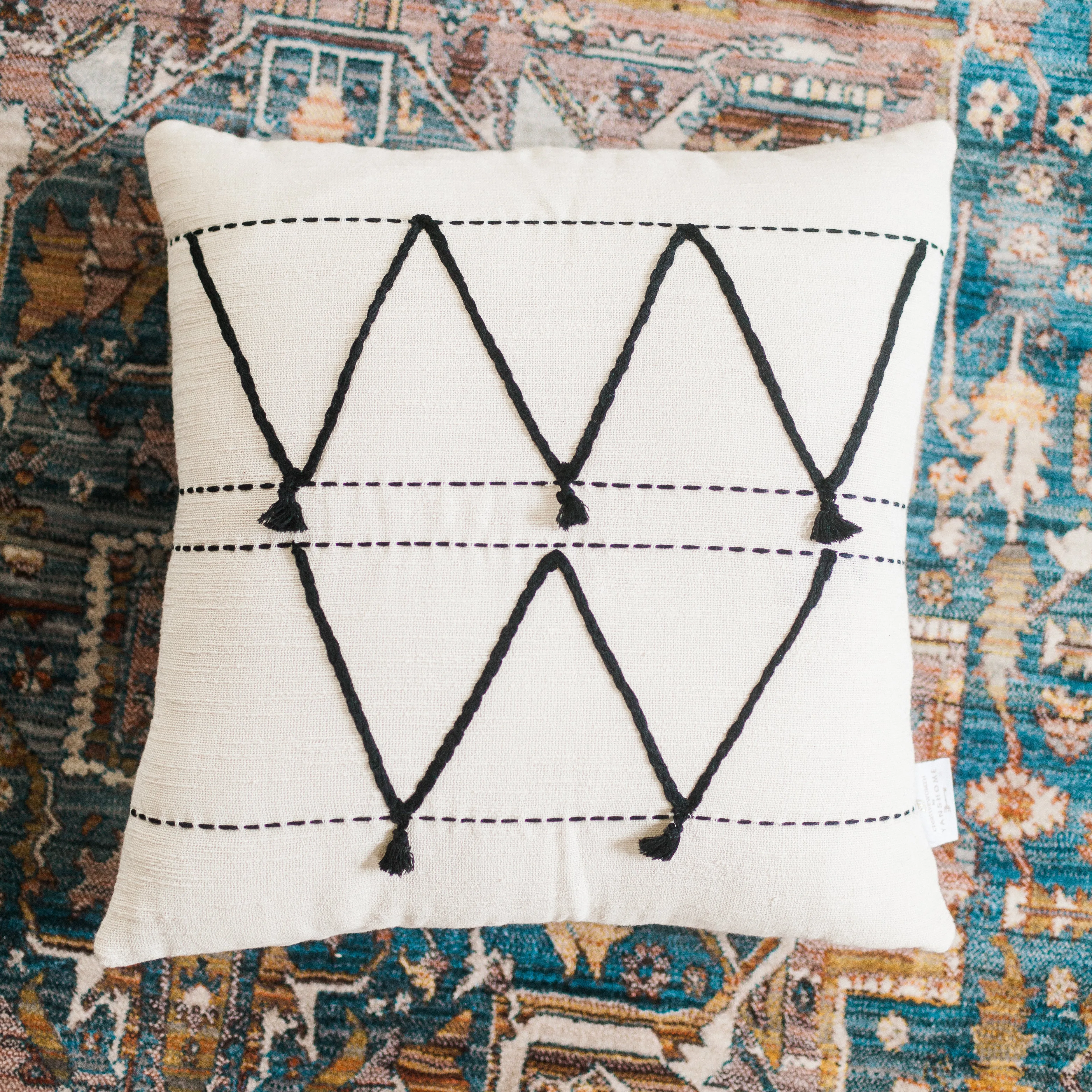 Atlas Pillow 18" x 18" with zipper closure