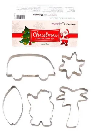 Aussie Tropical Christmas Cookie Cutter Set