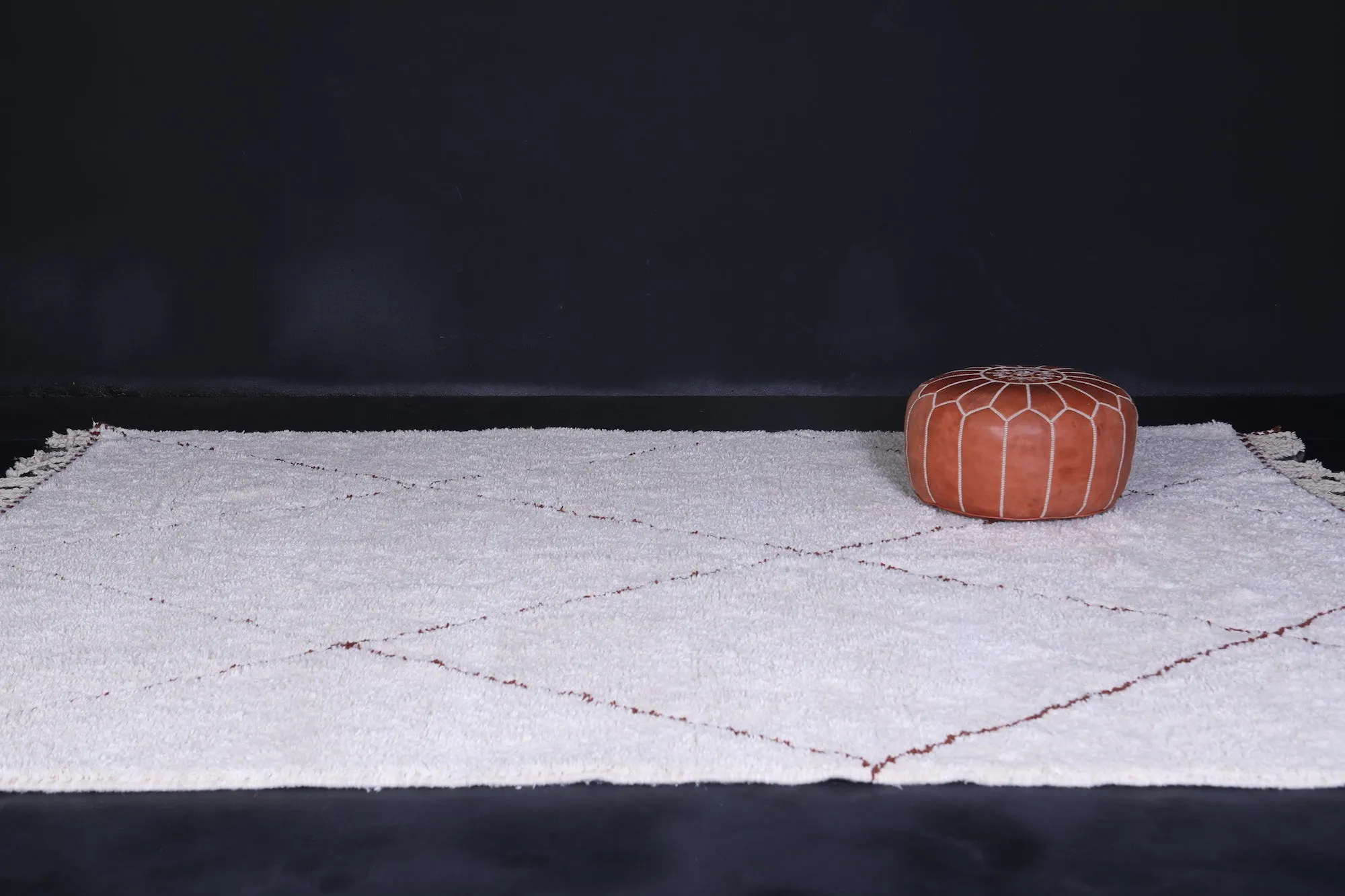 Authentic handmade Beniourain rug - Berber rug - Wool rug