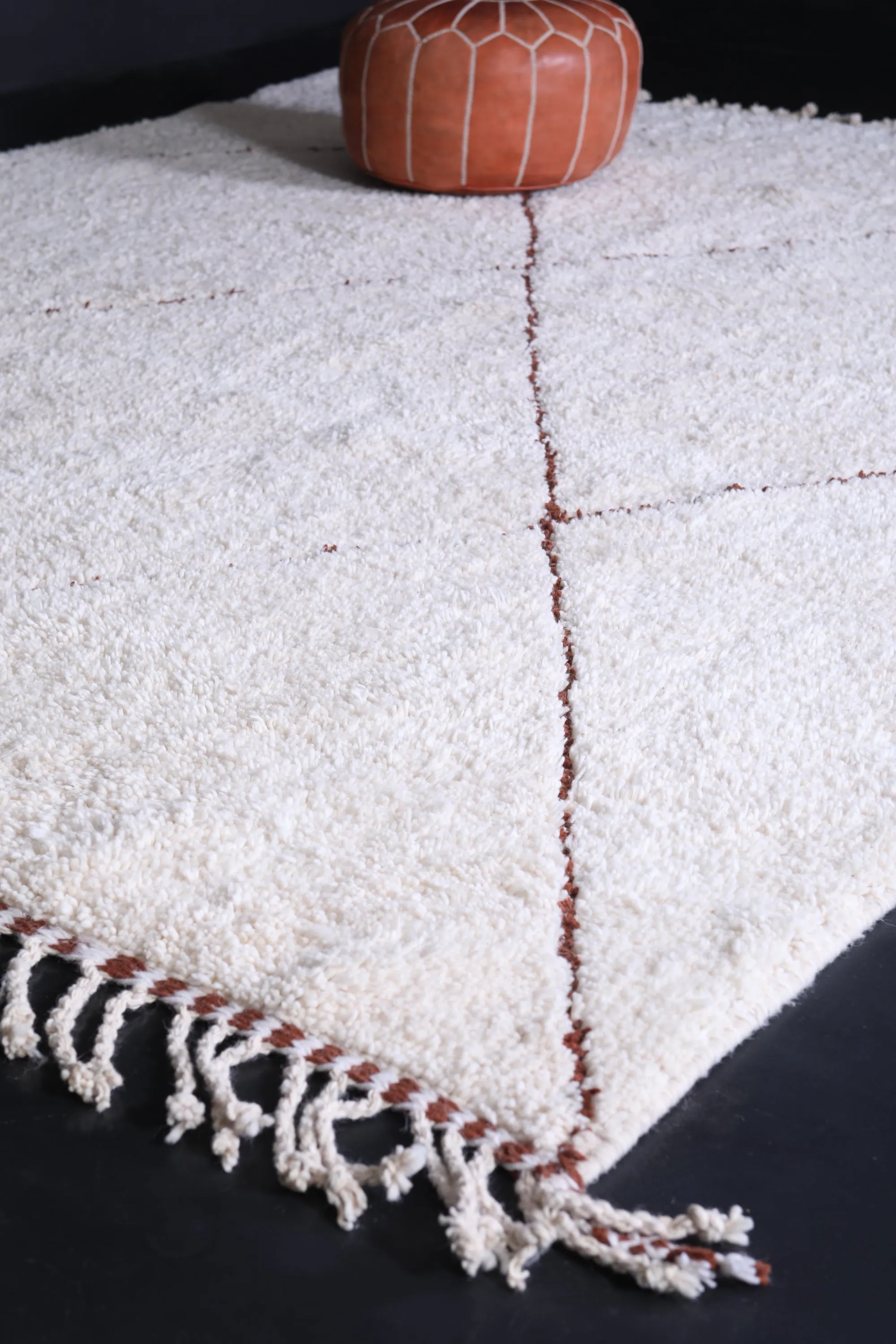 Authentic handmade Beniourain rug - Berber rug - Wool rug