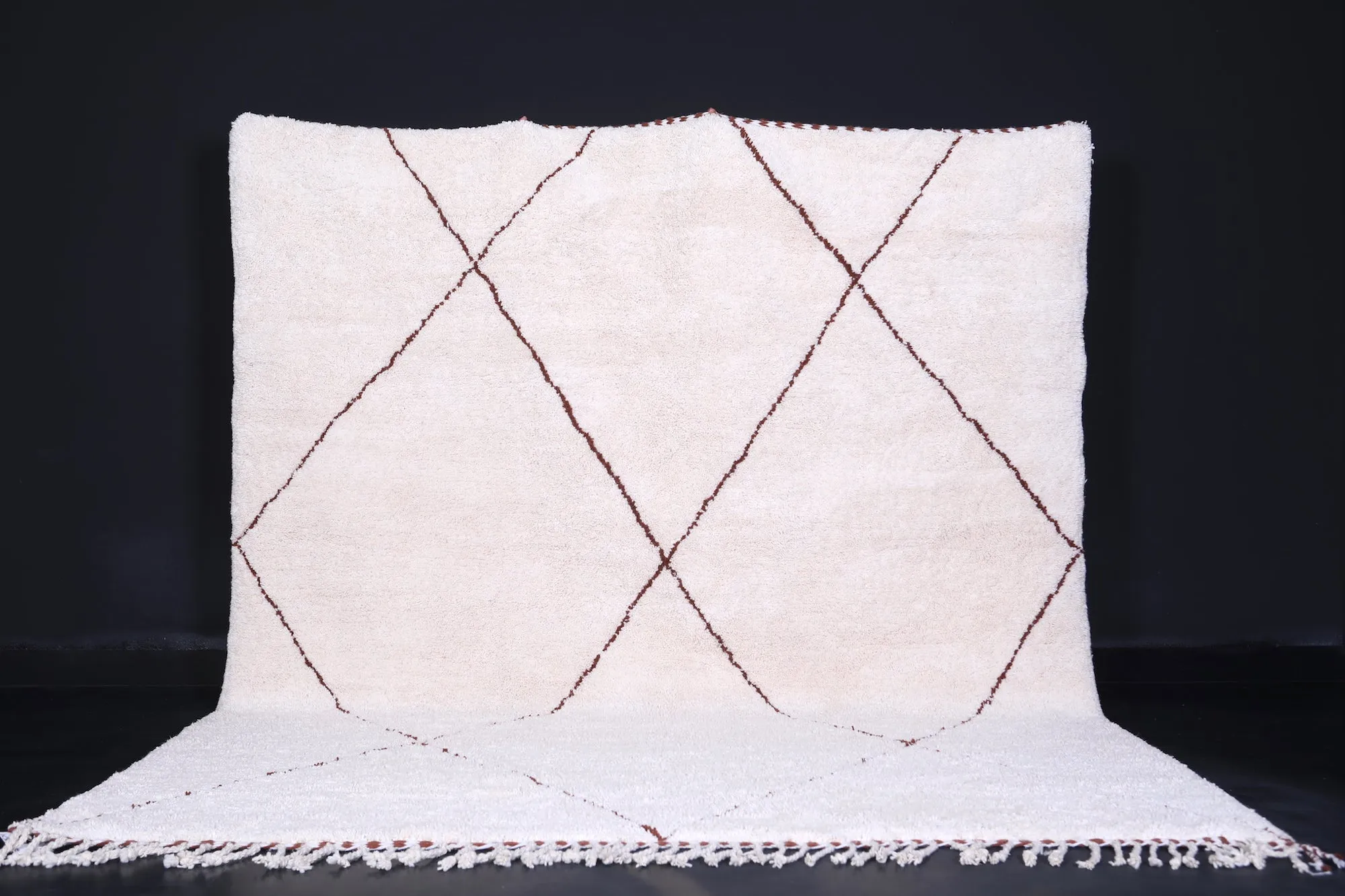 Authentic handmade Beniourain rug - Berber rug - Wool rug