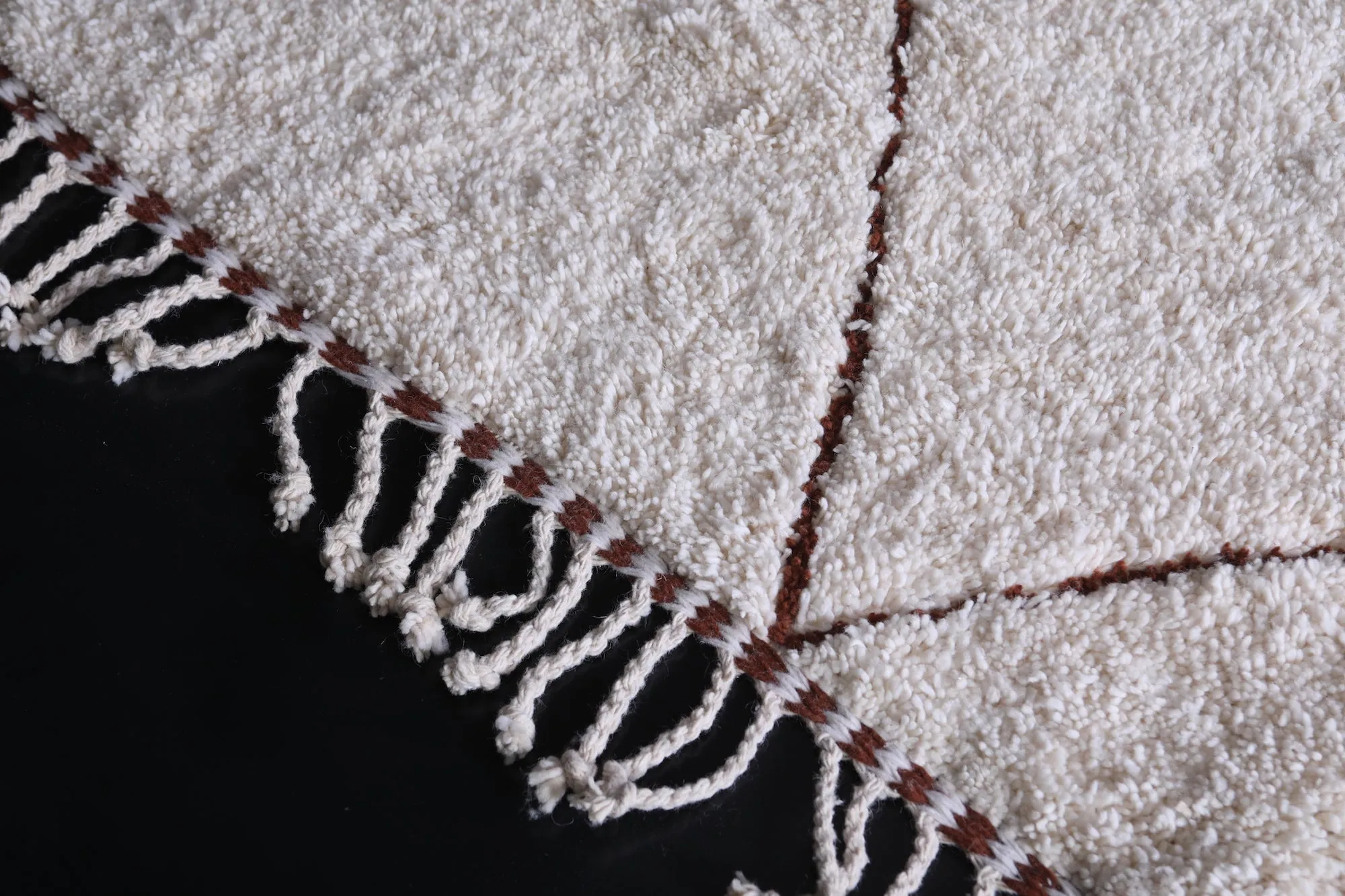 Authentic handmade Beniourain rug - Berber rug - Wool rug