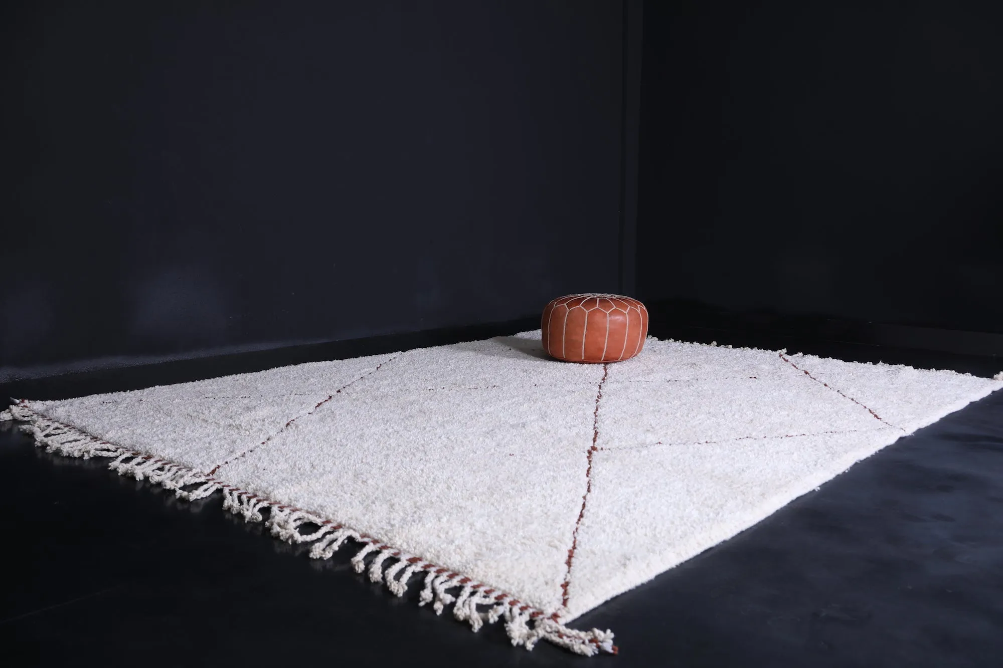 Authentic handmade Beniourain rug - Berber rug - Wool rug