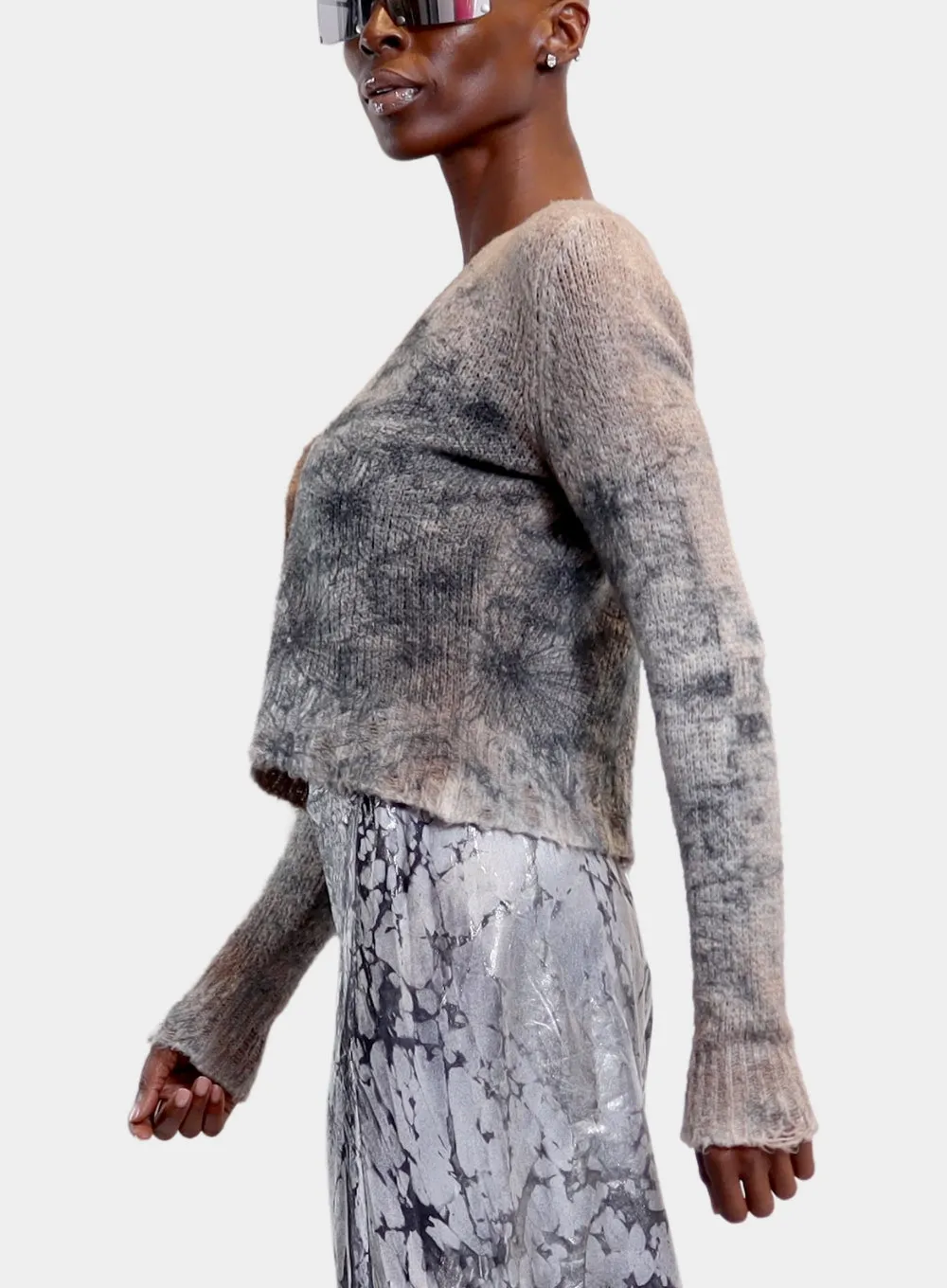 AVANT TOI | Daisy Print Brushed Cotton Cardigan