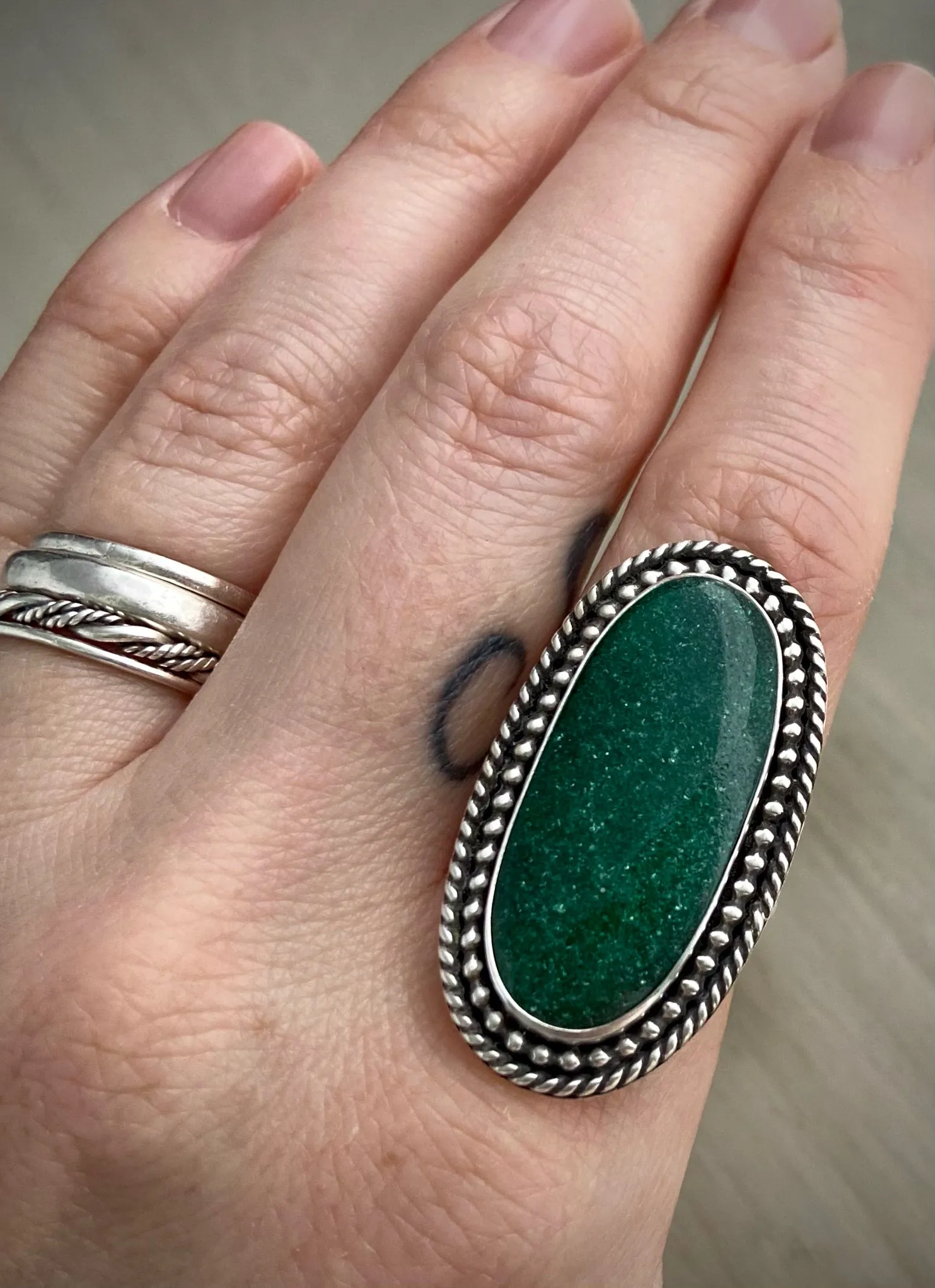 Aventurine Ring