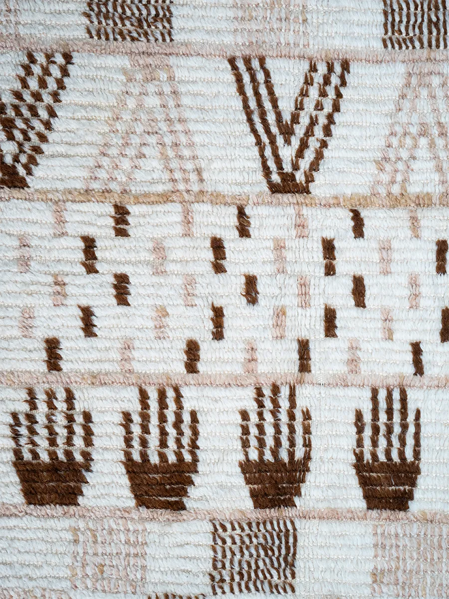 Azilal's Mosaic Symbolic Hand-Knot