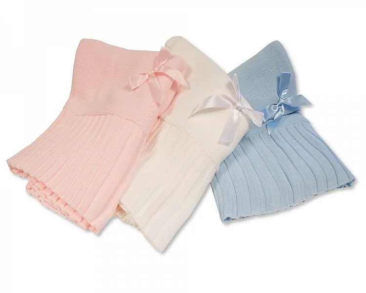Baby Shawl on Hanger with Bow -BW 110- 300