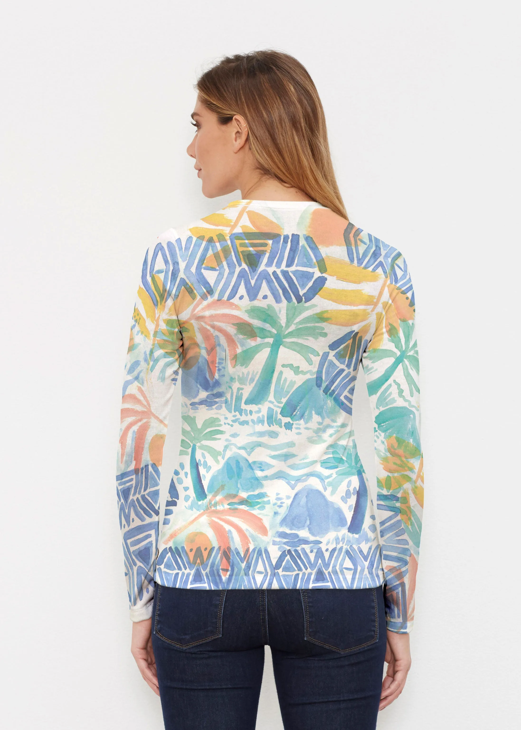 Bahama Mama (17256) ~ Butterknit Long Sleeve Crew Top