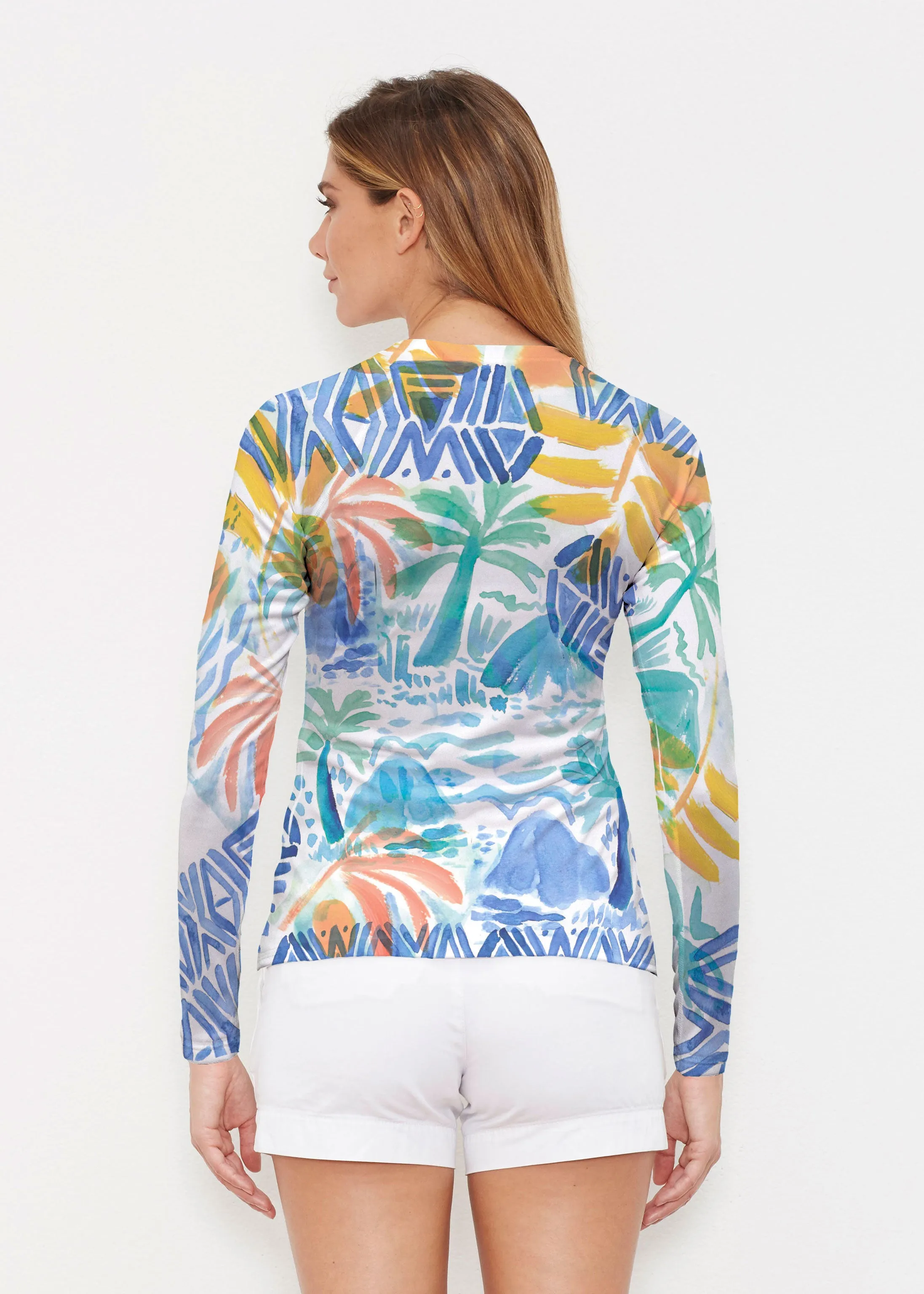 Bahama Mama (17256) ~ Long Sleeve Rash Guard