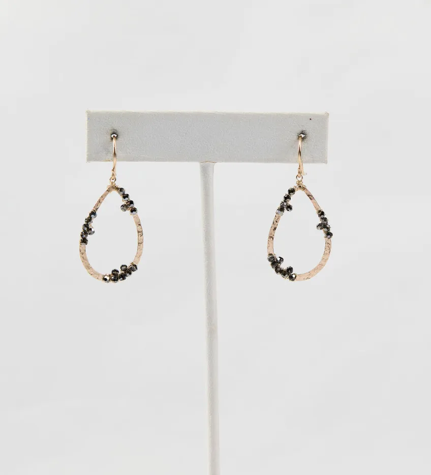 Beaded Cluster Earrings