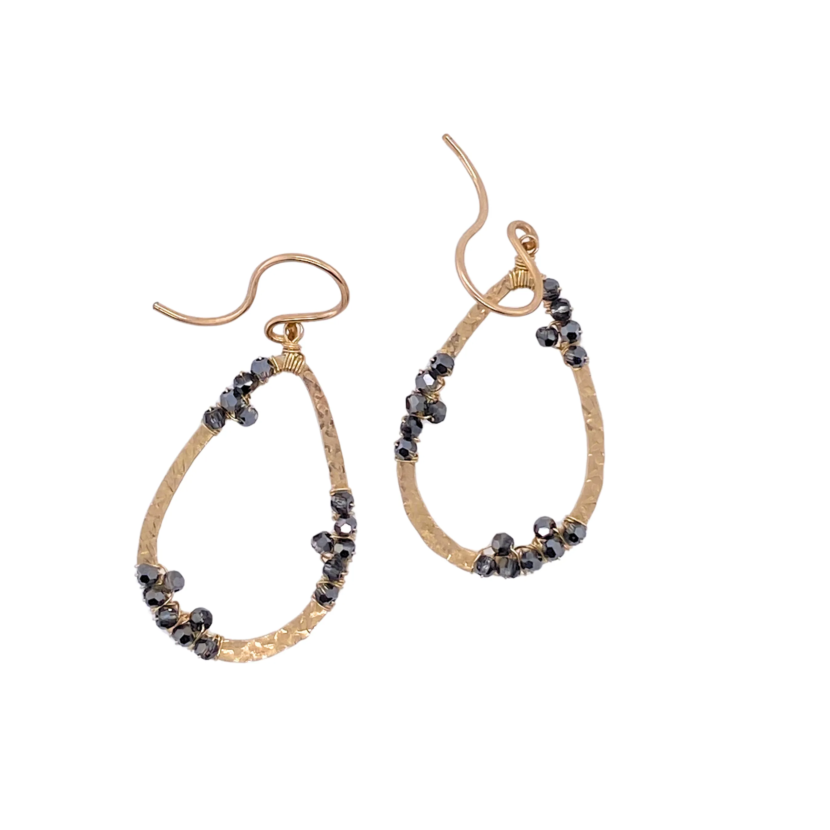 Beaded Cluster Earrings