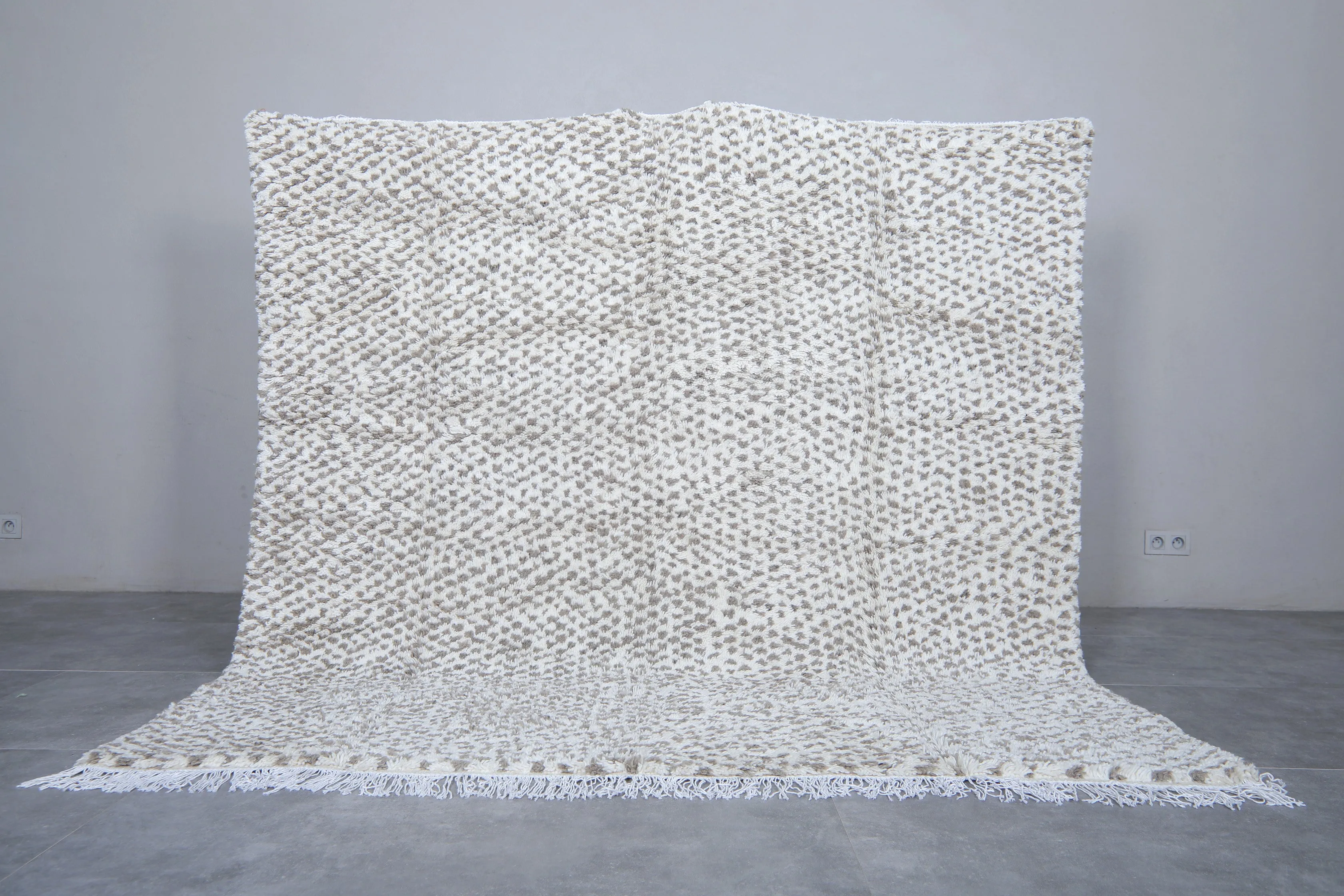 Beni ourain dots Rug - Custom Berber Rug - Wool rug morocco