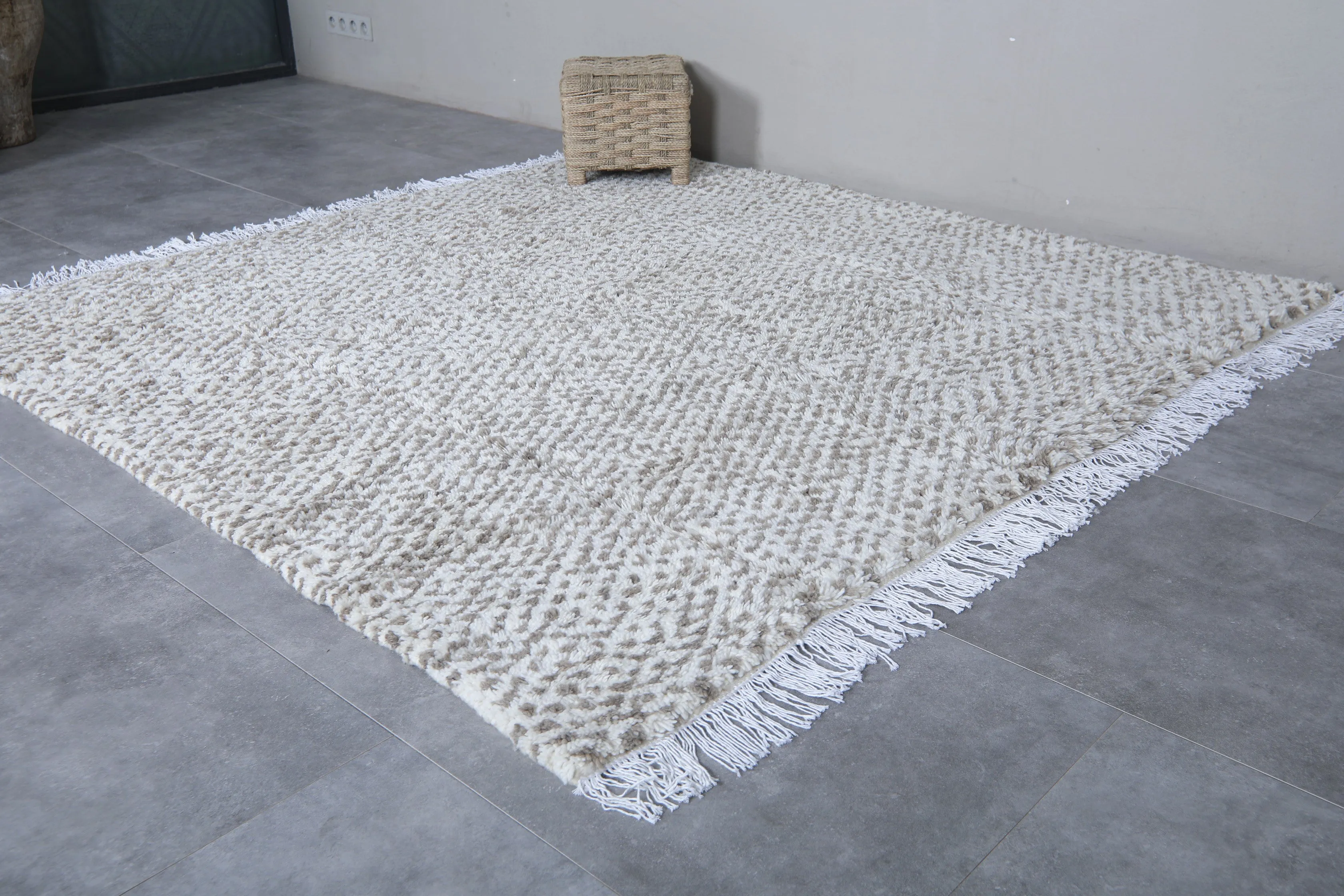 Beni ourain dots Rug - Custom Berber Rug - Wool rug morocco