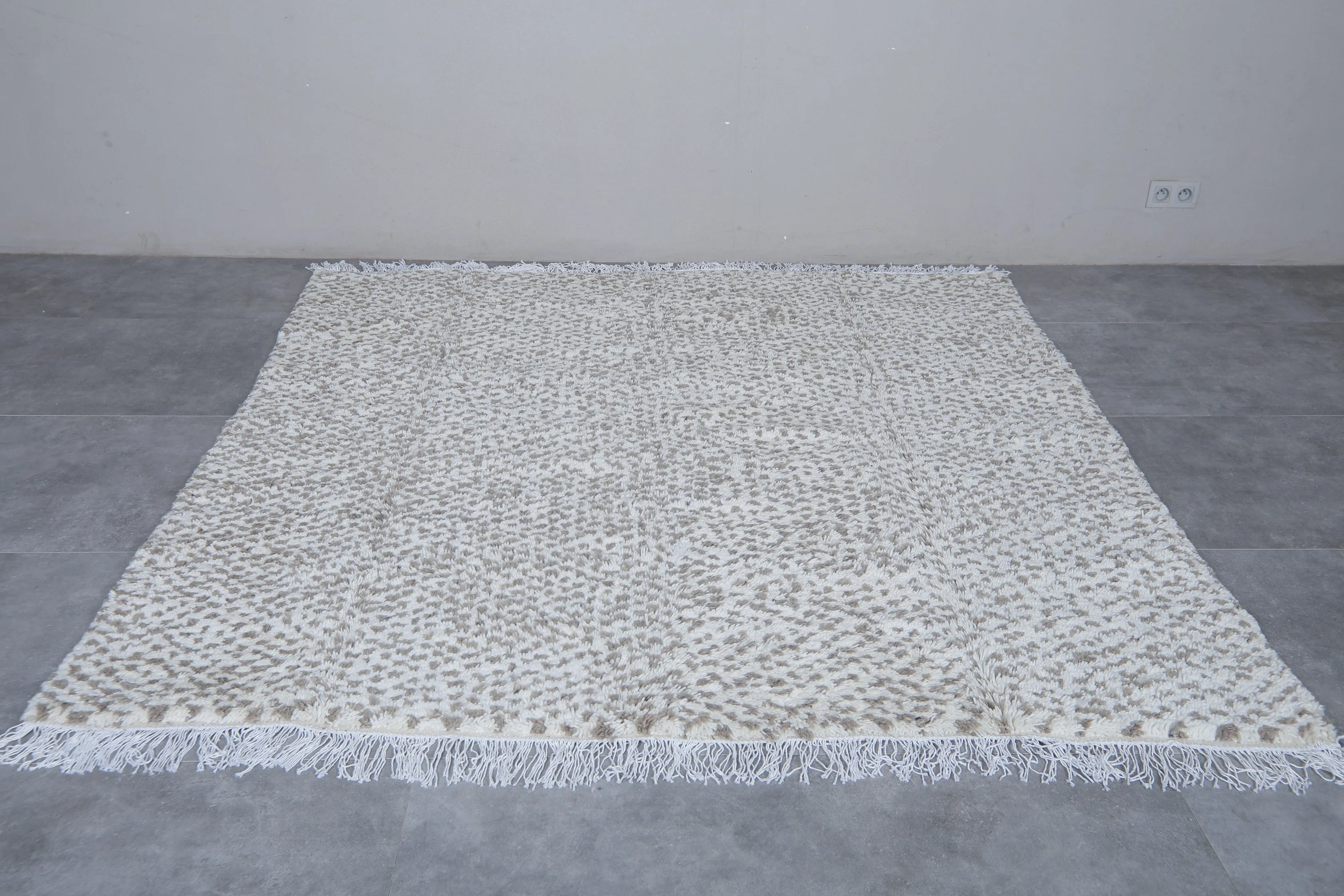 Beni ourain dots Rug - Custom Berber Rug - Wool rug morocco