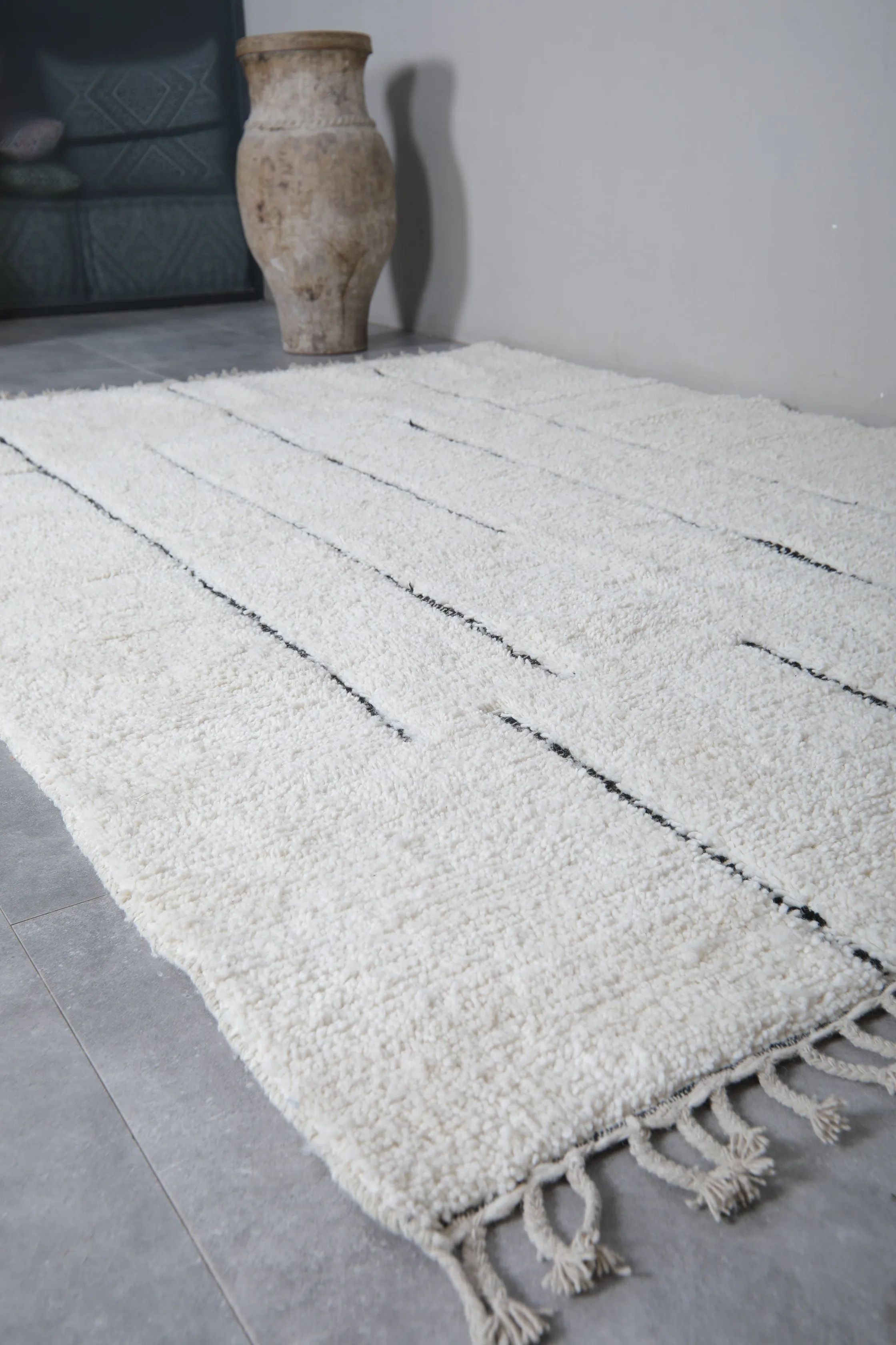 Beni Ourain rug - Berber handmade rug custom