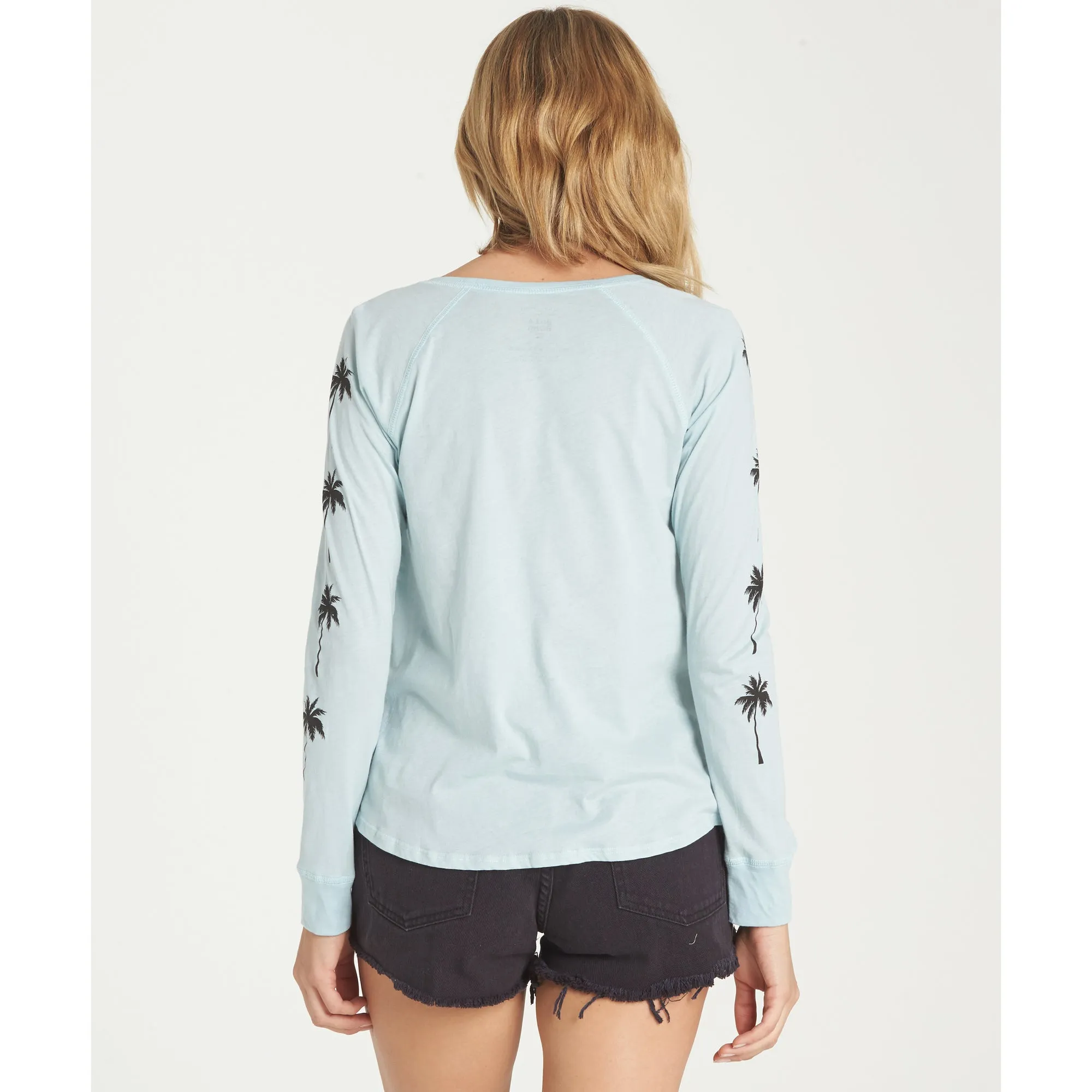 Billabong Women's Four Palms Long Sleeve Tee | Cool Wip, Blush , Clearwater