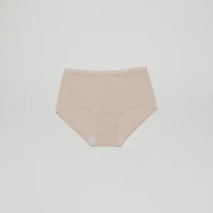 BioTracker High-Waisted Full Brief - Nude