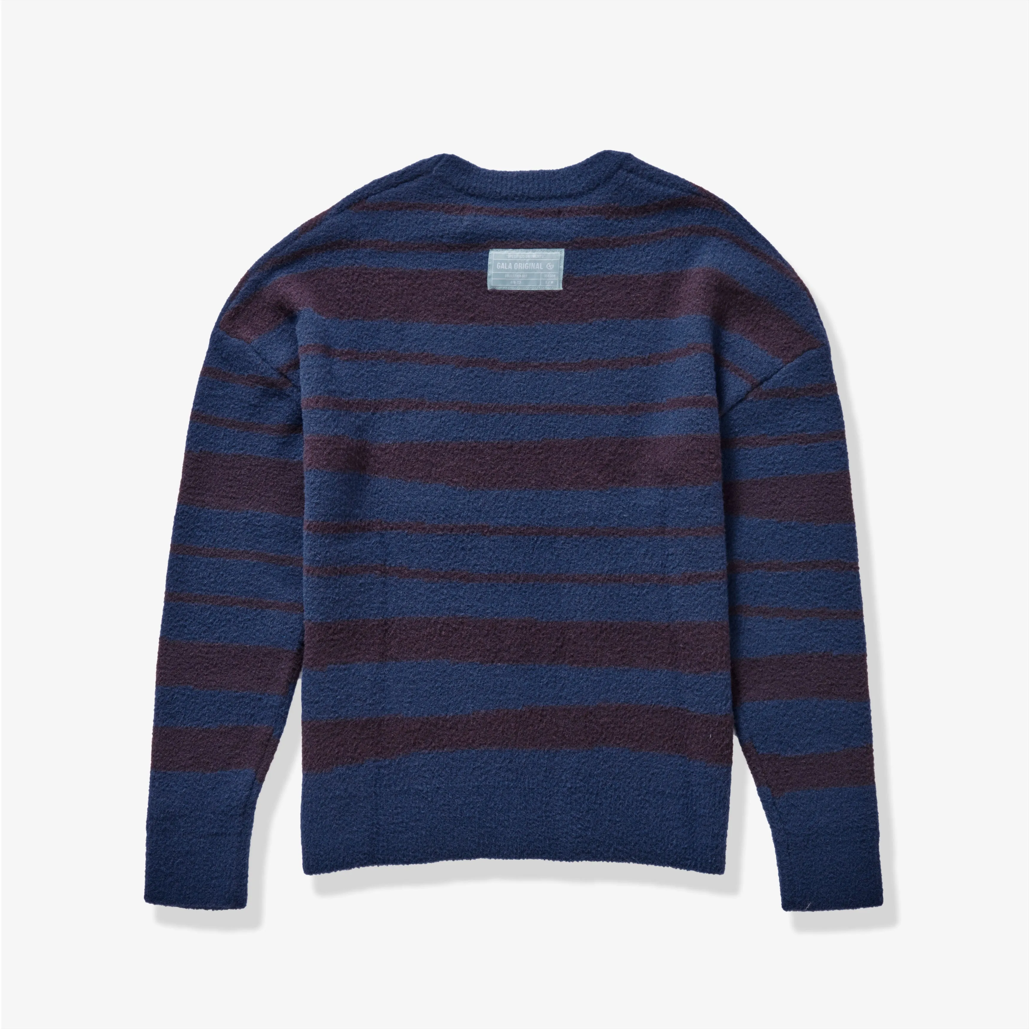 BLURR MOHAIR SWEATER (NAVY/MAGENTA)