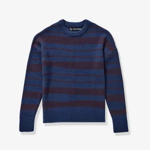 BLURR MOHAIR SWEATER (NAVY/MAGENTA)
