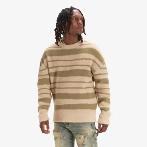BLURR MOHAIR SWEATER (SAND/GREEN)