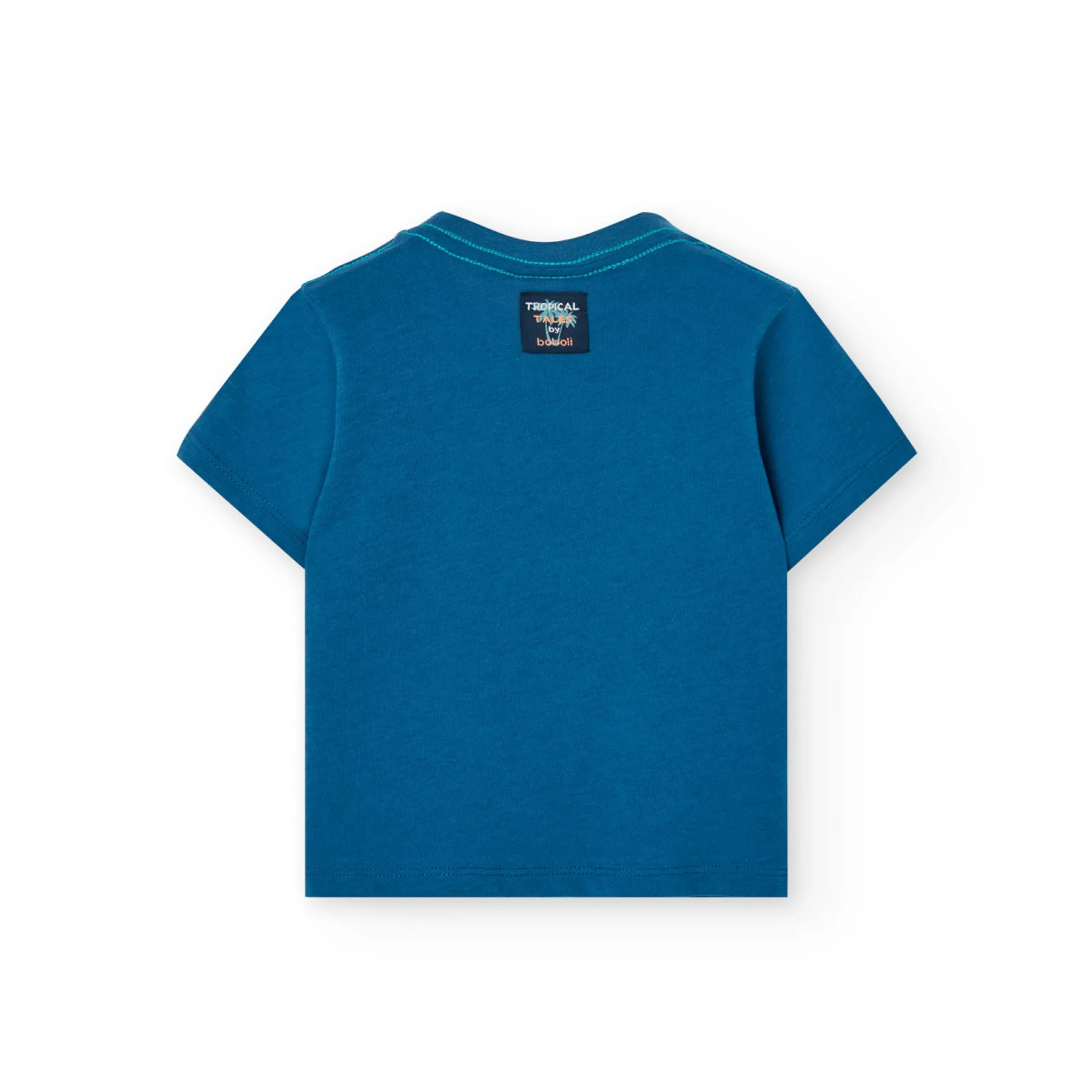 Boboli Tropical Tales Print T-Shirt