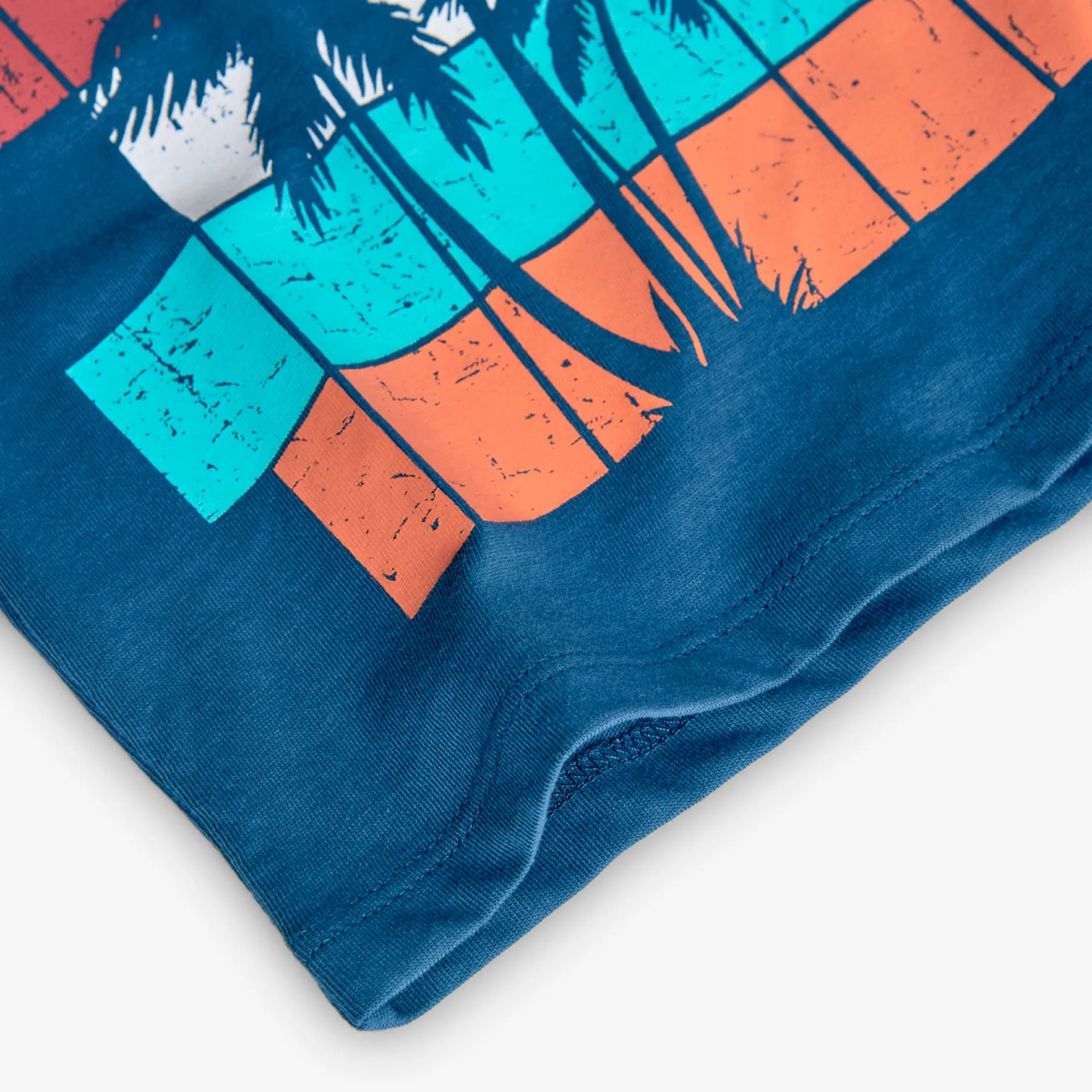 Boboli Tropical Tales Print T-Shirt