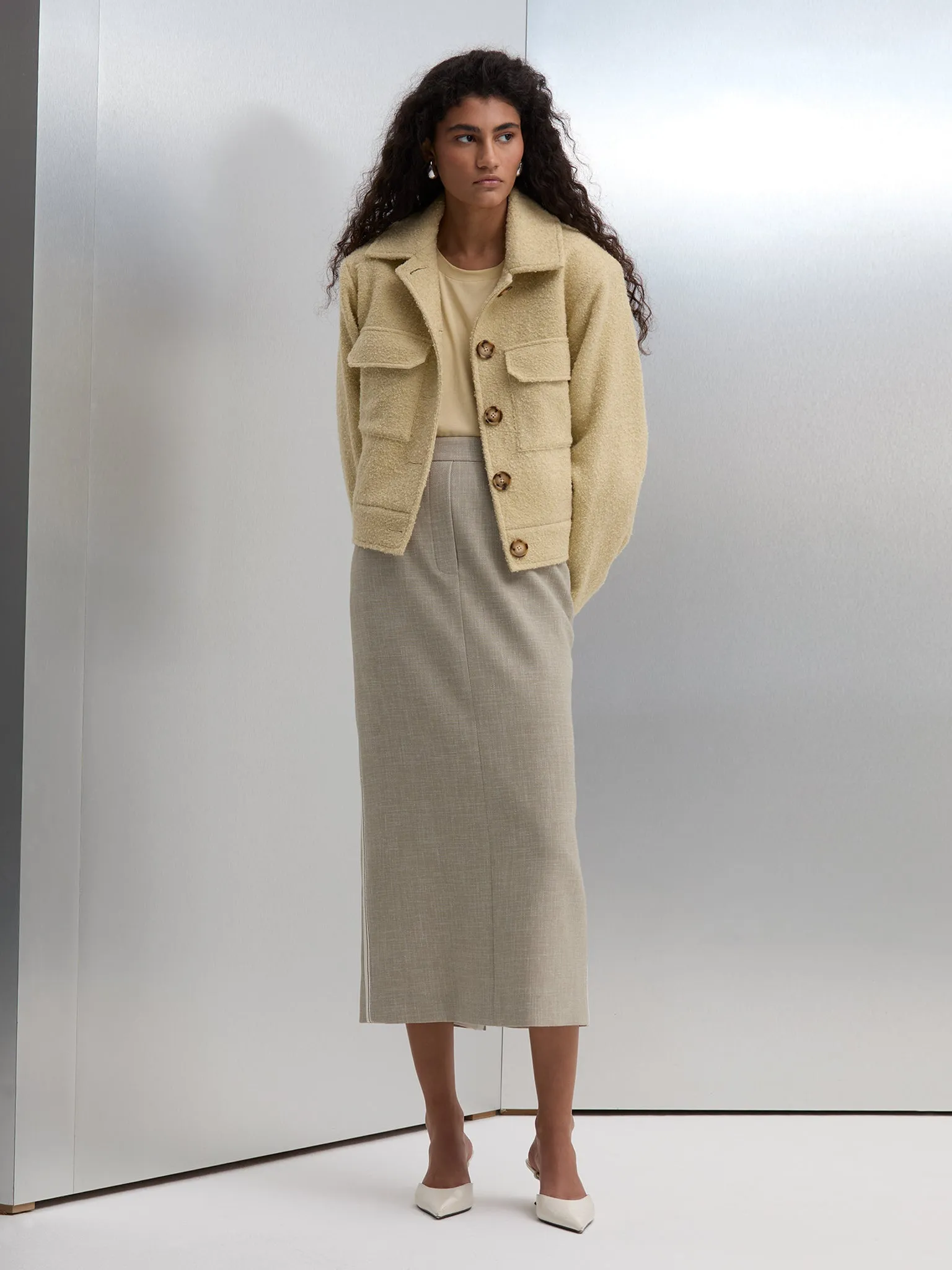 Bonnie Jacket - Soft Yellow