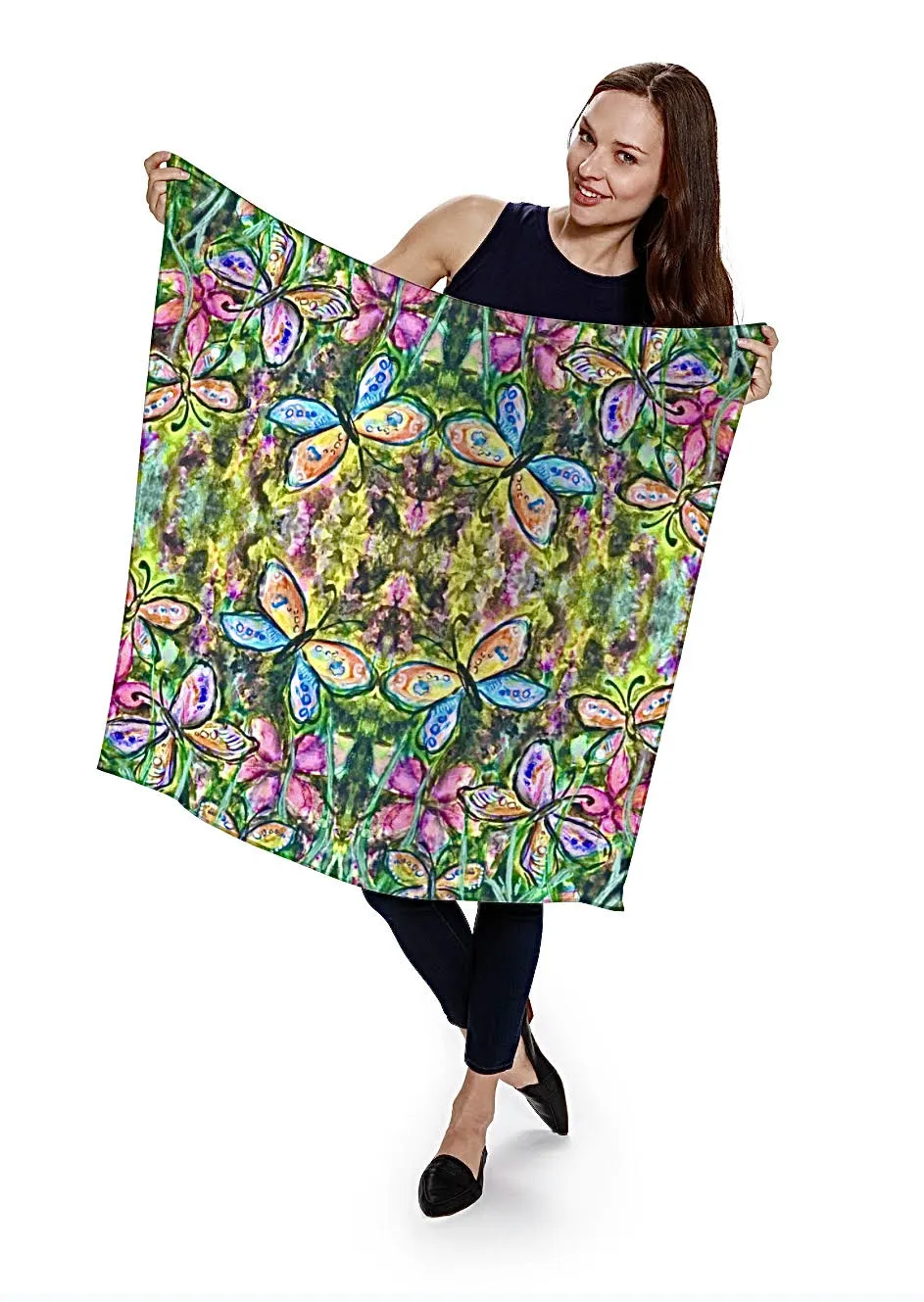 Butterfly Kisses Modal Scarf