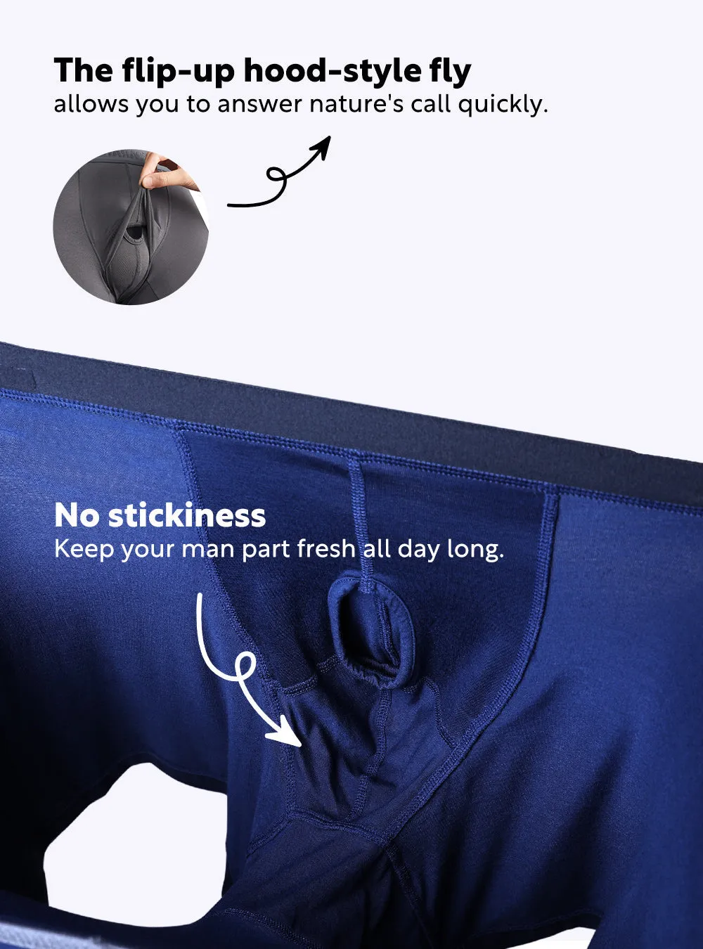 Buttery Soft Micro Modal Boxer Briefs 3 Pack