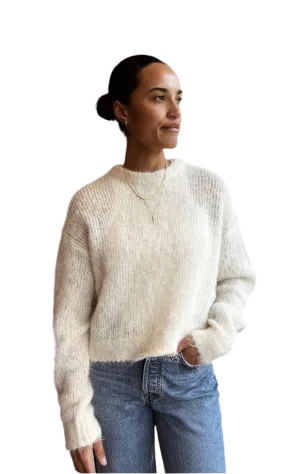 Bymi jumper in pearl melange