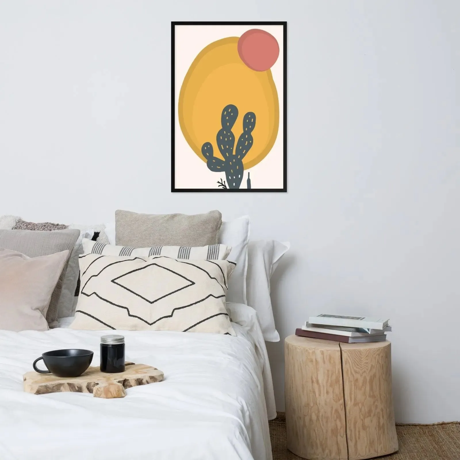 Cactus Juice: Matisse-Inspired Framed Poster – A Splash of Vibrant Elegance