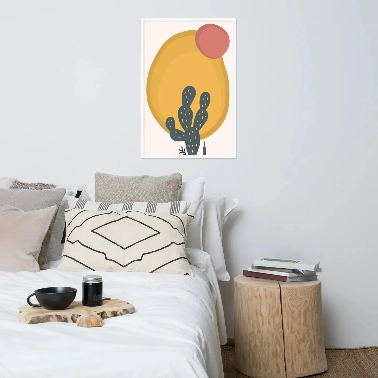 Cactus Juice: Matisse-Inspired Framed Poster – A Splash of Vibrant Elegance