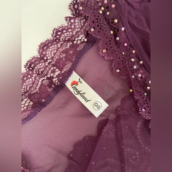 Candyland | NWT Violet Crystal Kimono